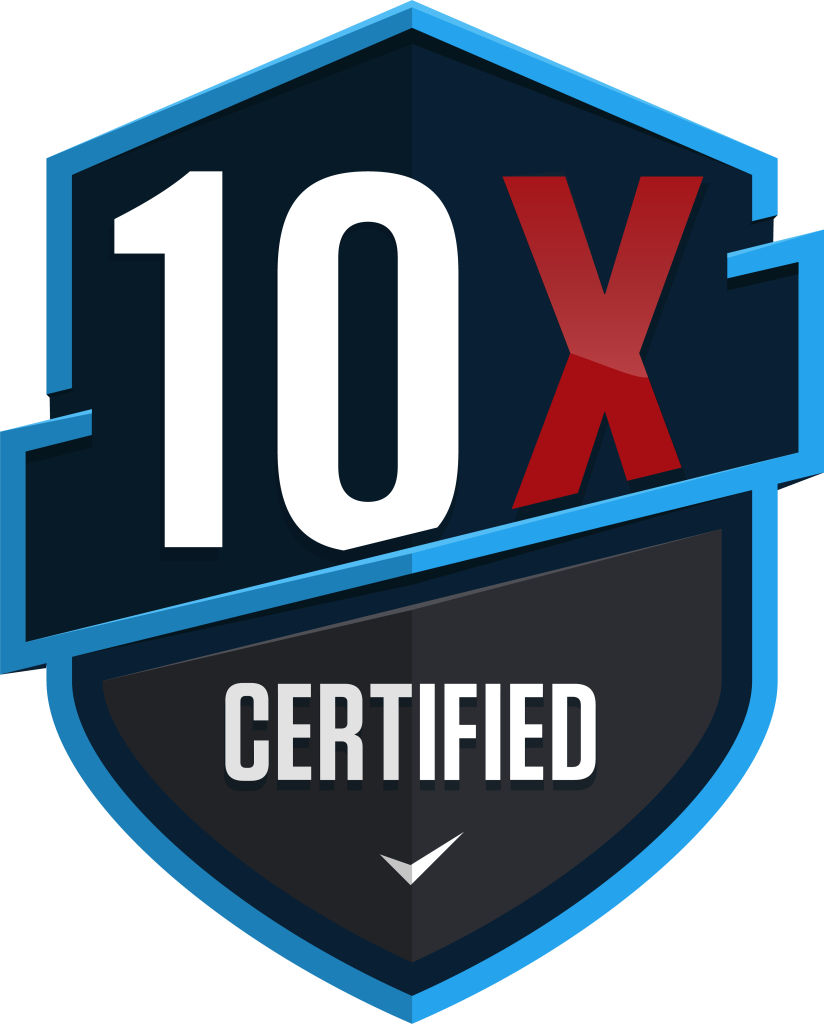 10X Certified Logo